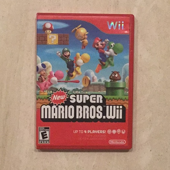 New Super Mario Bros. Nintendo Wii Game Complete In Box CIB - Picture 2 of 9